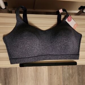 Cacique Dark Heathered Blue Bra